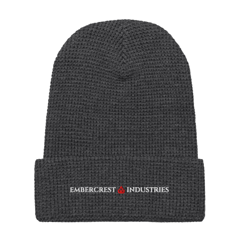 Waffle beanie - Heather Charcoal