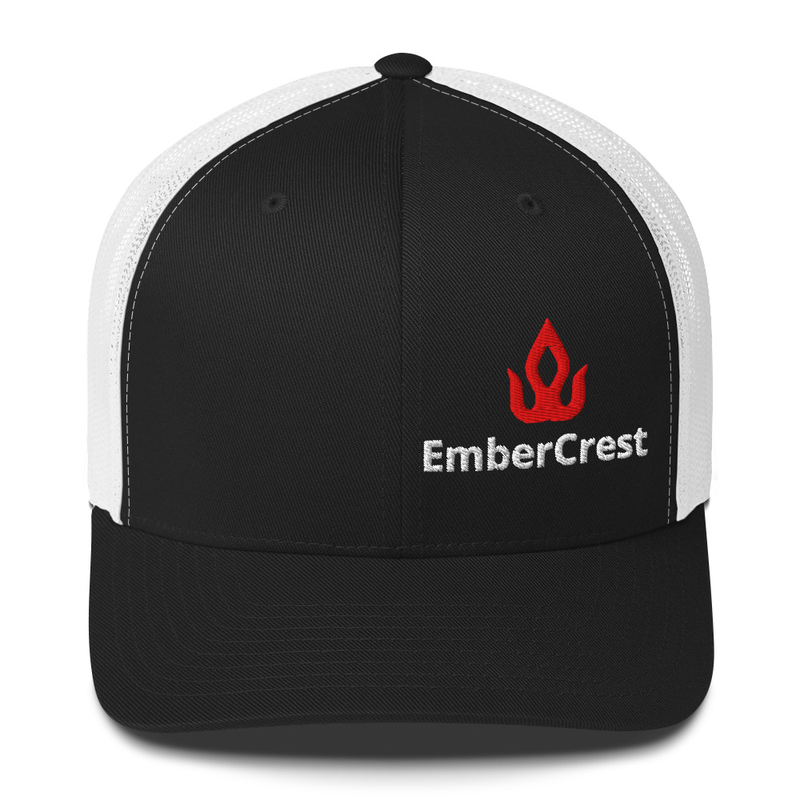 Trucker Cap - Black/ White