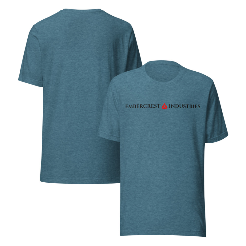 Logo T Shirt - Heather Deep Teal