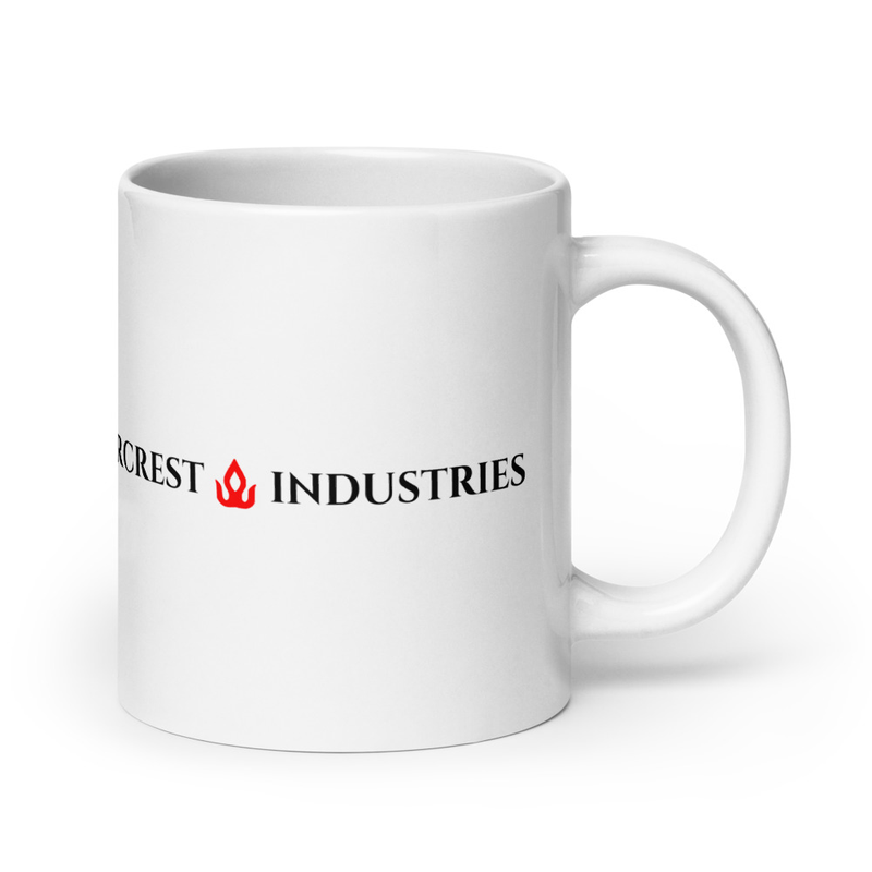 White glossy mug - White