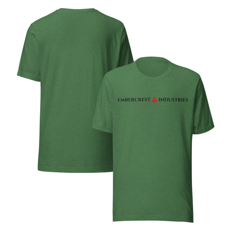 Logo T Shirt - Heather Grass Green